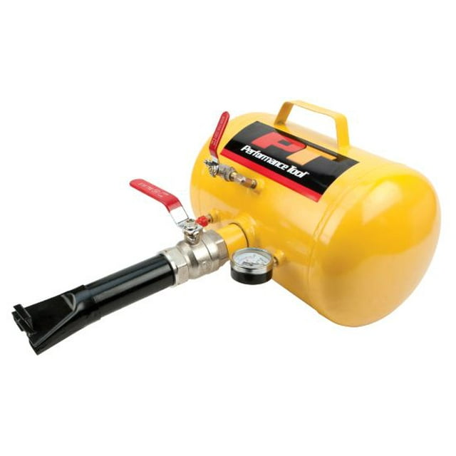 Performance Tool Tire Bead Seater W10012 Portable; 5 Gallon Tank Capacity; Works Up To 24-1/2 Inch Tires; With Gauge/Ball Valves