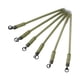 thumbnail image 1 of Conector de alimentador de pesca de 5 piezas, accesorios para carpas, conector de señuelo de línea líder, alto 80 mm, 1 of 9