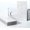 Carrara white, variant on Peel and Stick Backsplash Large Bathroom Subway Tiles,Kitchen Shower Wall Stickers (23Tiles) Cararra White