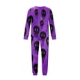 thumbnail image 5 of Halloween Family Matching Pajamas Sets, Halloween Family Loungewear, Ghost Printed Holiday PJS Sleepwear, Spooky Season Family Uniform Home Pajamas for Indoor Leisure Halloween Party for Family, 5 of 6
