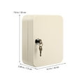 thumbnail image 2 of SKISUNO Caja Metálica Para Llaves Con Cerradura Y Montaje En Pared Ideal Para Uso En Casa, 2 of 8