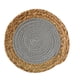 thumbnail image 5 of Injueey Mantel de redonda, posavasos, mantel Individual de aislamiento tejido de paja, escritorio de cocina antideslizante de estilo nórdico línea gris claro 15cm 2piezas, 5 of 6