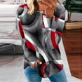 thumbnail image 1 of Sweat à Capuche Mode pour Femmes 2023 Col Rond Mode Décontractée Manches Longues Imprimé Sweat-Shirt Blouse 50 % de Réduction Costumes Halloween/noël, 1 of 5