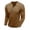 (Fashion 6)Yellow, variant on Aimik Men's Slim Fit Henley Shirt Long Sleeve Button Neck T-Shirt with Contrast Stitching Detail Solid Color Casual Streetwear Top