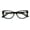 Black, variant on Women Premium Acetate Big Lens Cateye Reading Glasses - Fun Cat eye Clear Lens Readers - Gold Metal Accent