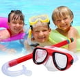 thumbnail image 3 of Swim goggles - Goggles for Children 6-14, Large Frame Diving Goggles Boys Glasses Girls HD Goggles Waterproof Equipment Swimming Goggles (Red), 3 of 7
