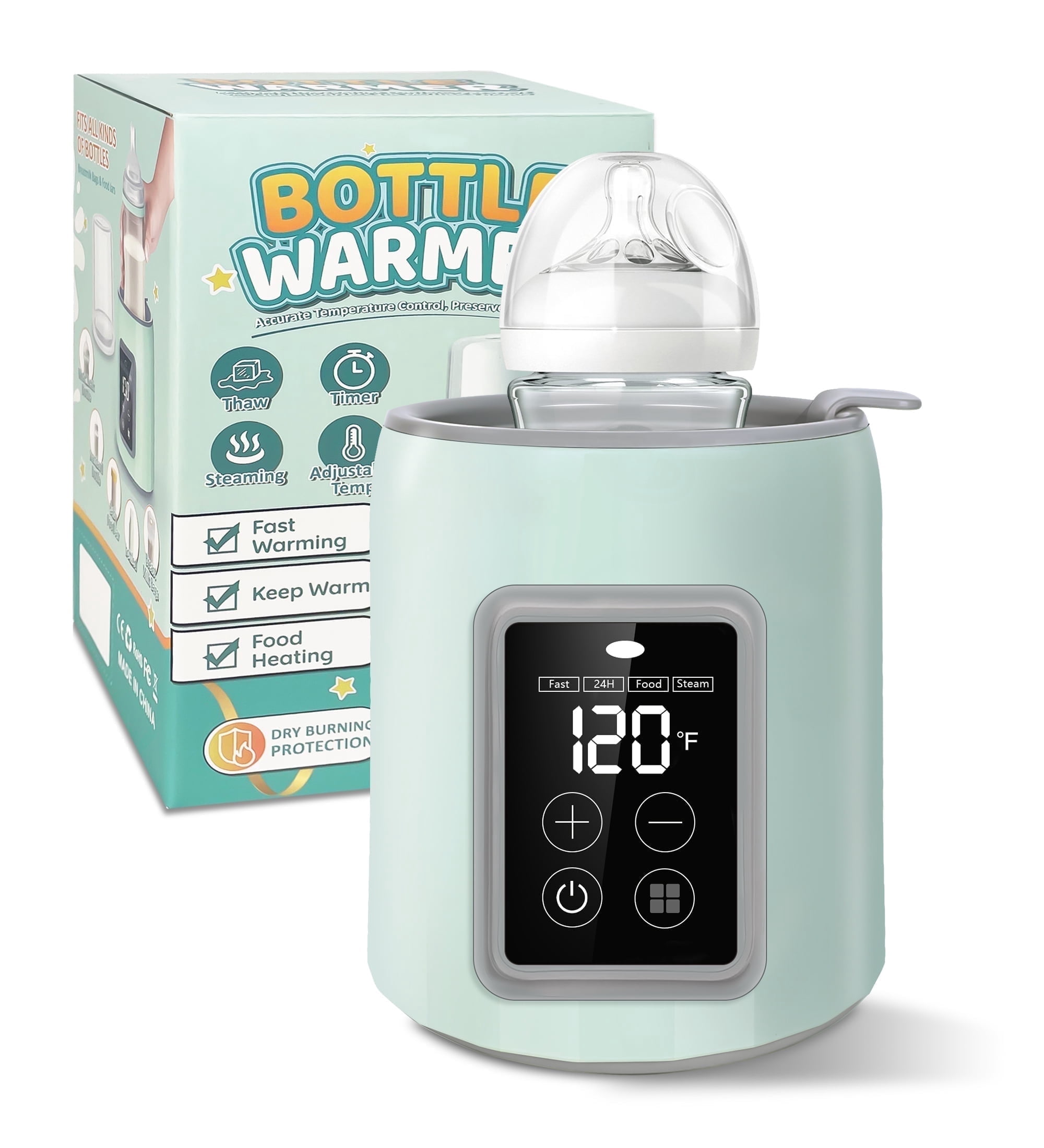 Momcozy, Portable Milk Warmer, Dual Heating Modes, Blue - Walmart.com