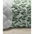 thumbnail image 3 of Floral Down Alternative Comforter, Wild Meadow Flowers and 3 Leaf Clovers in Continuous Scandinavian Style, Microfiber Quilt for All Season, 5 Sizes, Multicolor, by Ambesonne, 3 of 3