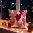 thumbnail image 4 of Valentine's Day Embroidered Heart Floral Decorative Cushion Cover for Sofa and Bedroom Throw Pillow Protector Valentine's Day Decorations, 4 of 4