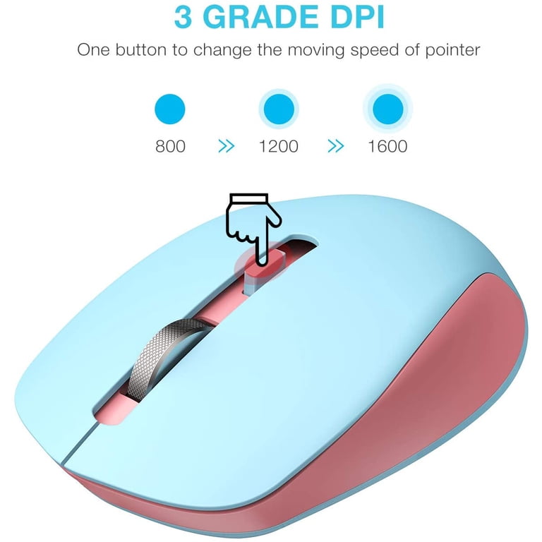 Mice - Wireless Colorful Mice for Work and Play