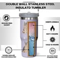 thumbnail image 3 of German Shepherd Gift for Dog Lover,30 oz German Shepherd Tumbler Stainless Steel Insulated with Handle (German Shepherd-Lavender, 30 oz), 3 of 6