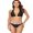 Red, variant on Sociala V Neck Halter Bikini Sets Mid Bottoms Color Block Two Piece Swimsuits