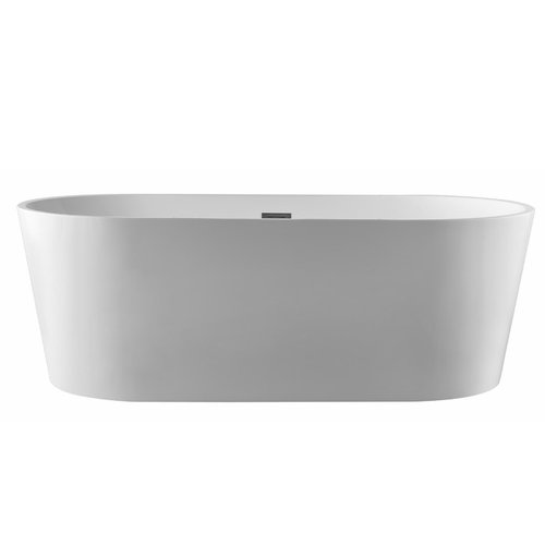 Pulse Pt1003 Pulse Tubs 67" Free Standing Acrylic Soaking Tub Chrome