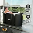 thumbnail image 5 of Ice Bath Tub 129 Gallon Cold Plunge Tub Portable Bathtub for Adults for Hot and Cold Baths, Indoor and Outdoor Use (Black), 5 of 13