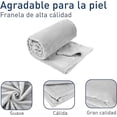 thumbnail image 2 of Cobija para Bebé Bluelander Gris, 2 of 4