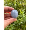 thumbnail image 3 of WHOLESALE Angelite Pebble, Large Angelite Tumbled Stone, Natural Polished Blue Angelite Crystals (Angelite, 0.25 Pound), 3 of 8