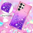 thumbnail image 4 of Funda para Samsung Galaxy S24 Ultra 5G Transparente con Brillos Carcasa Protectora Antigolpes con Glitter Brillante, 4 of 5