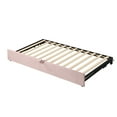thumbnail image 6 of Aukfa Kids Upholstered Expandable Twin-to-King Daybed with Trundle, Pink, 6 of 8