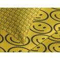 thumbnail image 4 of Ambesonne Funny Faces Quilted Bedspread Set 2 Pcs, Art Smiling Characters, Twin Size, Dark Army Green Yellow, 4 of 5