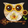 thumbnail image 3 of CafePress - Owls Autumn Song T Shirt - Men's Classic Graphic Cotton T-Shirt, 3 of 4
