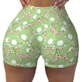 thumbnail image 2 of Picia Cute Frog2 Printed Workout Shorts for Women Seamless Scrunch Butt Lifting High Waisted Yoga Gym Booty Running Moisture-wicking Short Pants-X-Large, 2 of 9
