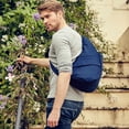 thumbnail image 2 of AmeriBag 19" Microfiber Crossbody Sling Healthy Back Bag (Navy), 2 of 8
