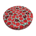 thumbnail image 2 of Lsque Cute Tomato Round Bar chair cushion covers Velvet Fabric Premium Comfort Protects from Scratches and Stains for 14-17 Inch Chair- 13 inch, 2 of 7