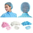 thumbnail image 5 of 100 Pieces Disposable Hair Head Bouffant Non, 5 of 6