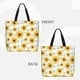 thumbnail image 2 of Easygdp Sunflowers Bolsa Tote para Mujer, Bolso de Hombro para Trabajo, Playa, Viajes, Compras y Supermercado, 2 of 7