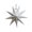 White, variant on 30Cm 9-Point Paper Folding Star Christmas Decoration Foldable Hanging for Table Room Wedding Birthday Party Home Decor