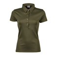 thumbnail image 1 of Tee Jays - Polo de manga corta modelo Pima para mujer (Verde oliva), 1 of 1