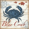 thumbnail image 2 of Williams, Todd 15x15 White Modern Wood Framed Museum Art Print Titled - Blue Crab, 2 of 4