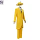 thumbnail image 4 of 2024 Halloween The Mask Jim Carrey Traje amarillo y máscara Traje de cosplay Traje de juego de rol para hombres Nuevo disfraz de fiesta de Halloween, 4 of 5