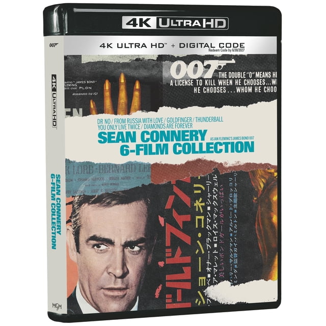 Colección de películas 007 James Bond Sean Connery 4K Ultra HD