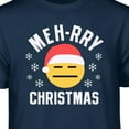 thumbnail image 2 of Teelocity Merry Blah Christmas Graphic T-Shirt (Medium - Standard Fit, Navy), 2 of 4
