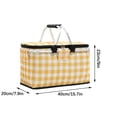 thumbnail image 2 of Lunch Bag Anckoeil Folding Cooler Box Picnic Bag Portable Heat Preservation Food Storage Bag, 2 of 6