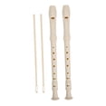 thumbnail image 4 of Toddmomy 2Sets Resin 8-Hole Clarinet Instrument Beginner Musical Wind Instrument in Beige, 4 of 7