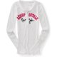 thumbnail image 1 of Aeropostale Suéter térmico New York para mujer, blanco, pequeño Aeropostale Térmico, 1 of 1