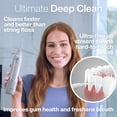 thumbnail image 3 of AquaSonic Icon Electric Water Flosser - 150ml Tank,  Cordless Rechargeable, Waterproof, Portable Oral Irrigator - Silver, 3 of 7