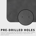 thumbnail image 6 of VIVO Black 83 x 83 inch Curved Corner Table Top for Sit to Stand Desk Frames, 6 of 8