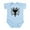 Sky Blue, variant on CafePress - Albanian Eagle Infant Bodysuit - Baby Light Bodysuit, Size Newborn - 24 Months