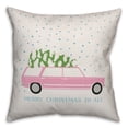 thumbnail image 2 of Creative Products Christmas Station Wagon 16x16 Spun Poly Pillow, 2 of 3