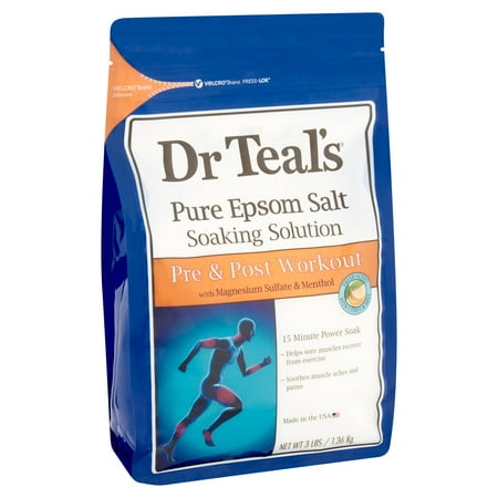 teal epsom soaking sulfate menthol lbs teals recover