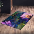 thumbnail image 6 of Stair Rug, Farmhouse Rug, Floral Rug, Bath Rug, Lotus Painting Rugs, Kitchen Rugs, Entry Rugs, Modern Rug, Modern Rug, Printed Rugs, 5.9'x9.2' - 180x280 cm, 6 of 8
