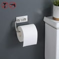 thumbnail image 3 of XUANYI-Toilet Paper Holder Self Adhesive Sus 304 Stainless Steel Storage Bathroom Kitchen Paper Towel Stick Rotating Rod Tissue Roll Hanger Contemporary Style, Brushed Finish 2 Pack, 3 of 7