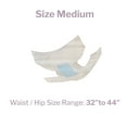 thumbnail image 6 of Wings Overnight Quilted Adult Incontinence Brief M Heavy Absorbency Quilted, 67033, 51, 96 Ct, 6 of 6