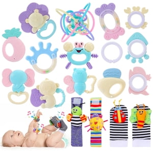 Kaboer Baby Rattles & Teethers, 18-Piece Set