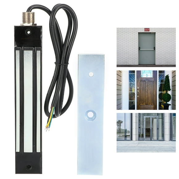 600lbs Double Electronic Lock Electric Door Lock For Double Door Mag Locks 12V For Access Control System In Bank And Office Room