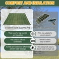 thumbnail image 4 of IC ICLOVER 6.2x2.1FT Foam Camping Sleeping Pad, 1 Person Foldable Waterproof Foam Mattress Pad, Lightweight & Soft Tent Footprint Inner Mat for Picnic Backpacking, 4 of 9