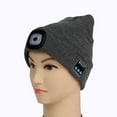 thumbnail image 3 of Douhoow Unisex Bluetooth LED Light Beanie Hat,Hands Free Headlamp Headphone Cap, 3 of 5